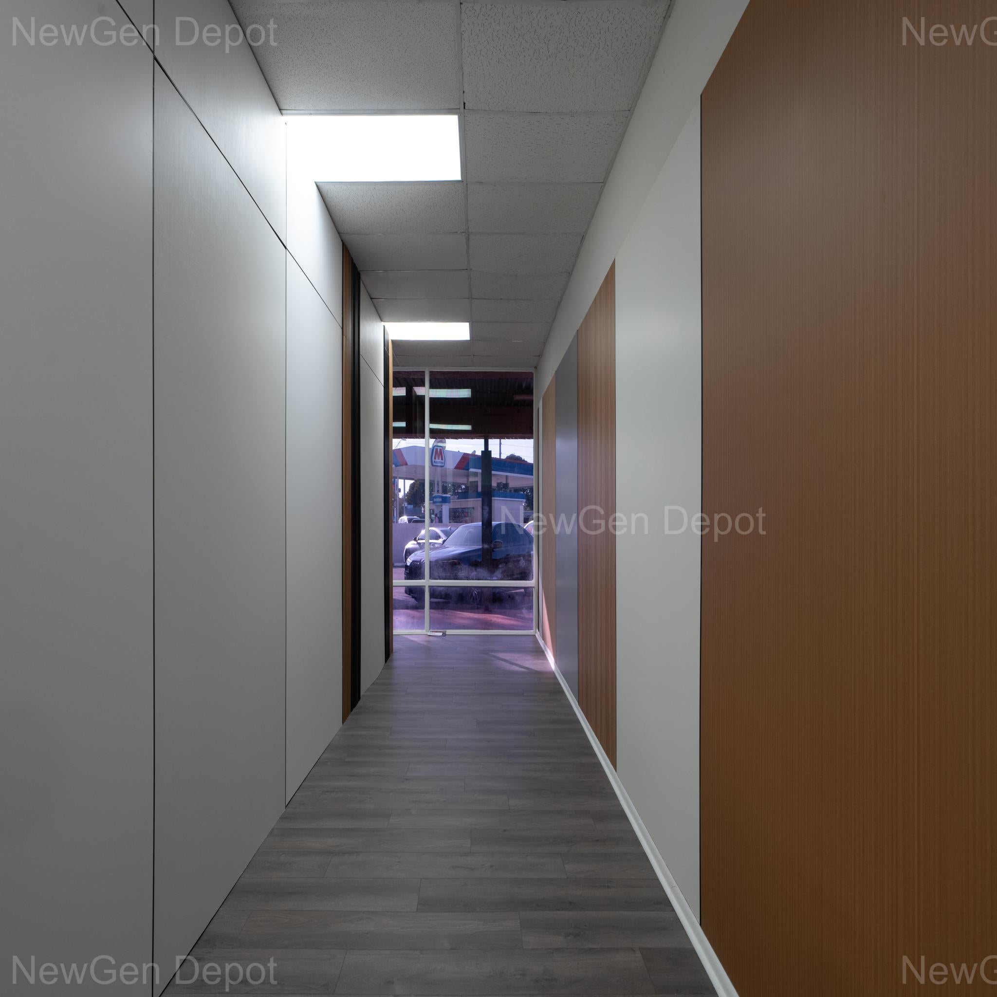 Elmwood Bamboo Charcoal Wood Veneer Panel – 8x4 ft, 8 mm