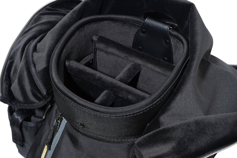 キャディーバッグ ブラック × ゴールド [ベーシックポーチ付き