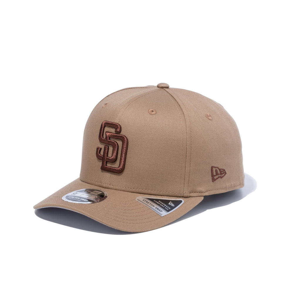 9FIFTY ストレッチスナップ サンディエゴ・パドレス カーキ