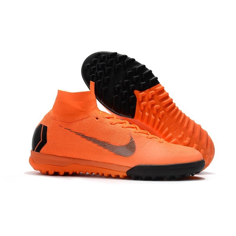 Nike Mercurial Superfly X 6 Elite TF Boots Orange Black