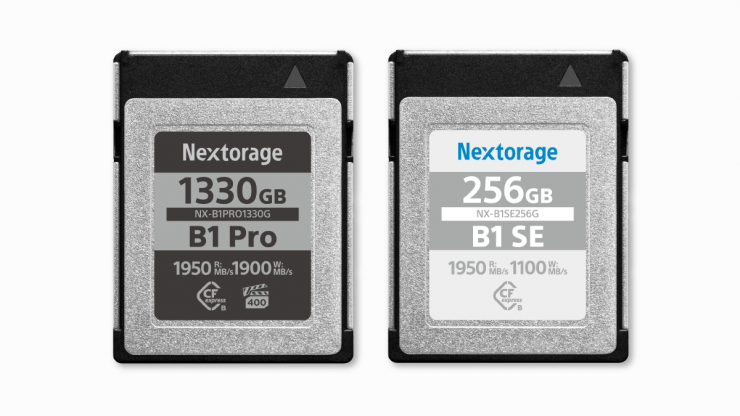Nextorage Announces World's Fastest CFexpress Type B Memory Cards