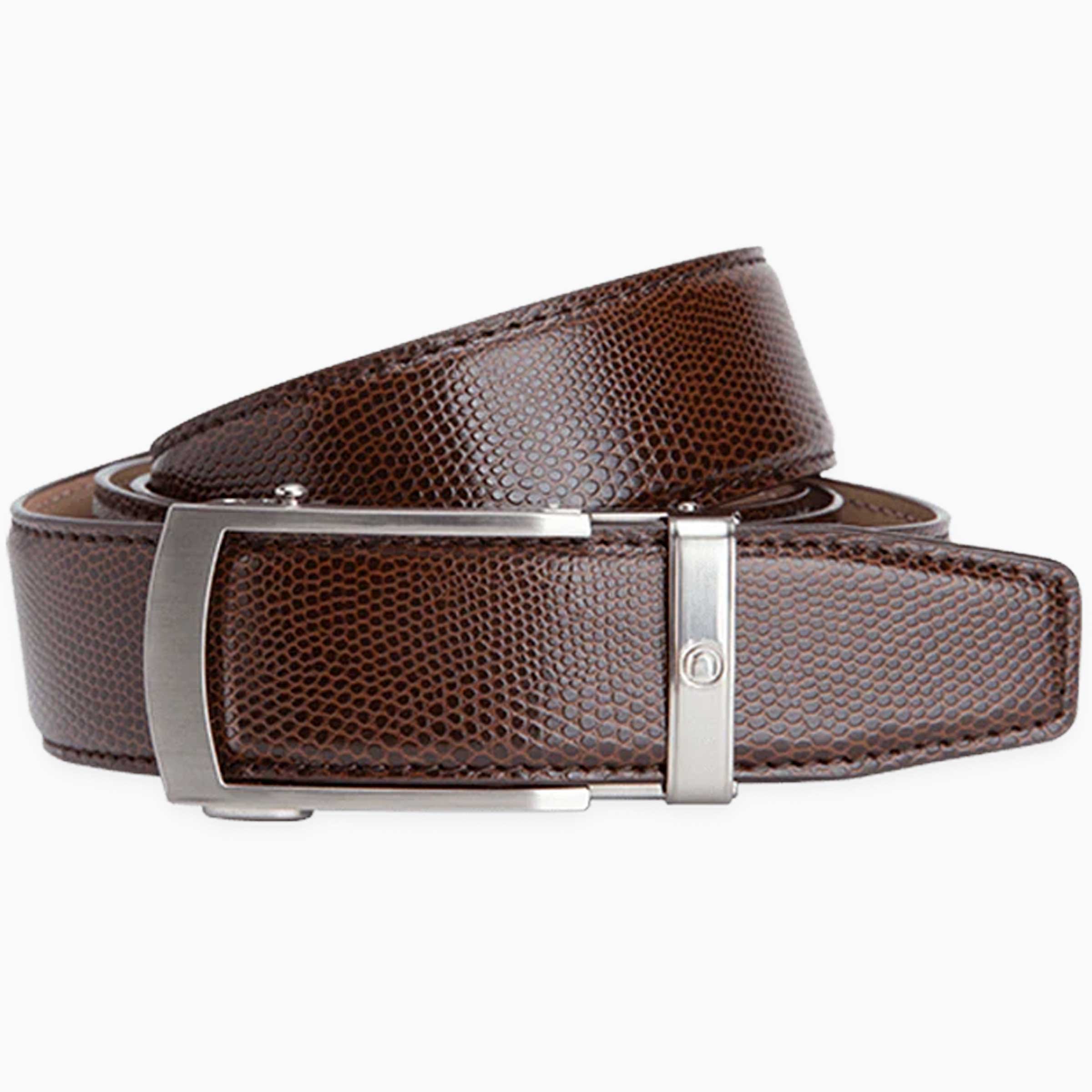 Brown Lizard Belt | Camden Lizard Skin Belt | Nexbelt