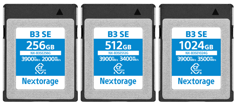 CFexpress™ 4.0 Type Bメモリーカード「NX-B3AEシリーズ」および「NX
