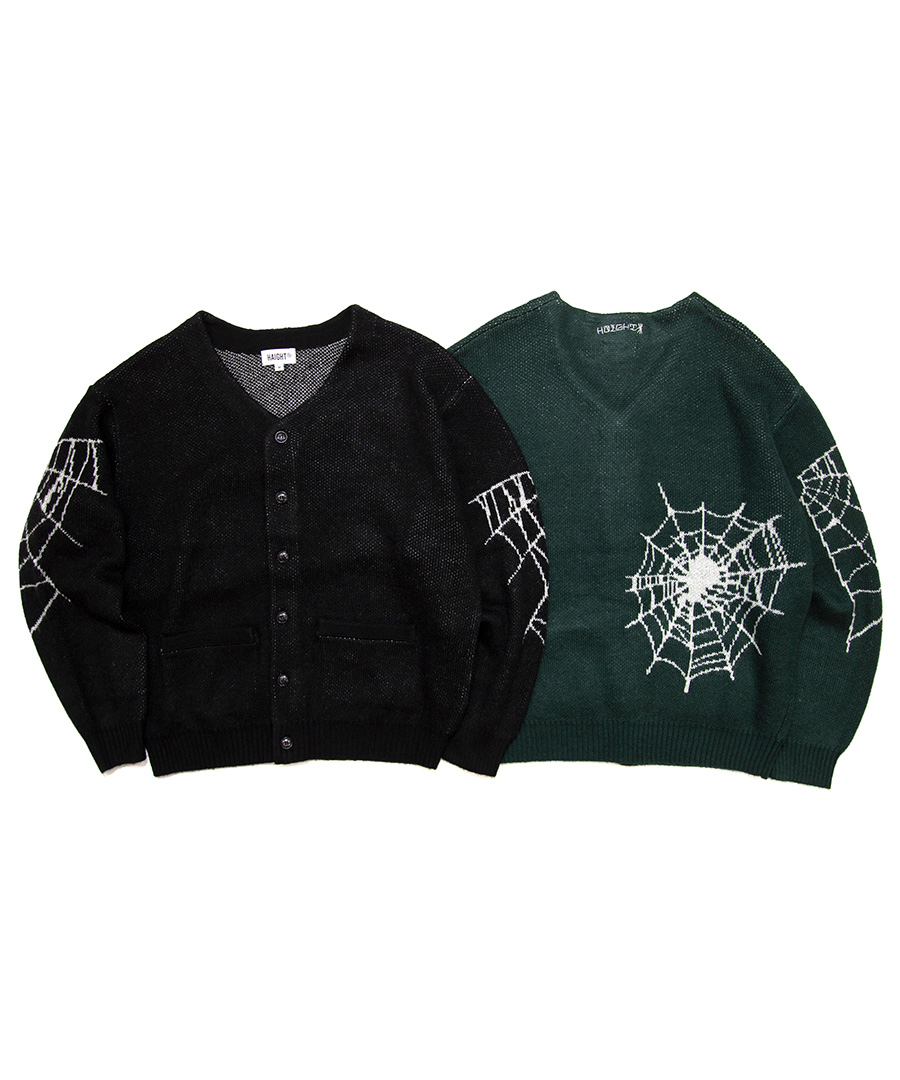 HAIGHT(ヘイト) カーディガン SPIDER CARDIGAN 正規取扱通販サイト