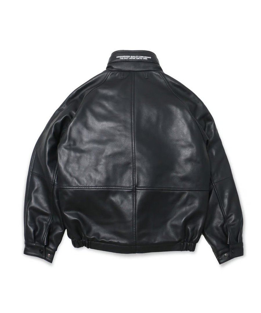HIDEANDSEEK(ハイドアンドシーク)ジャケット Leather Zip Jacket HJ