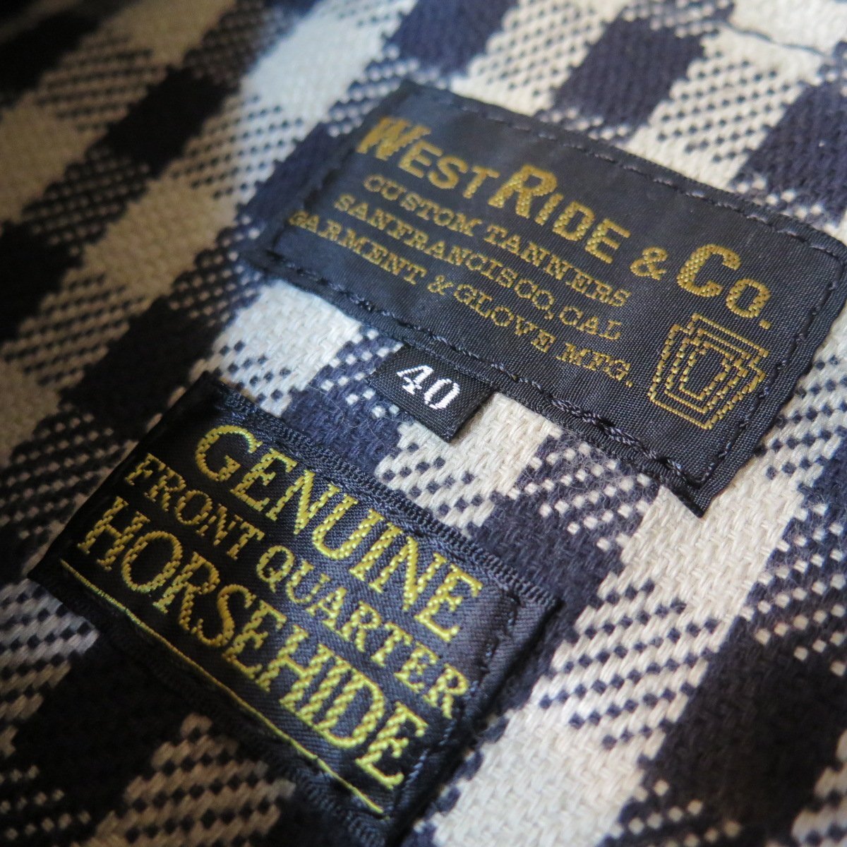 ウエストライド】ホースハイド レザージャケットヘラクレス/茶芯