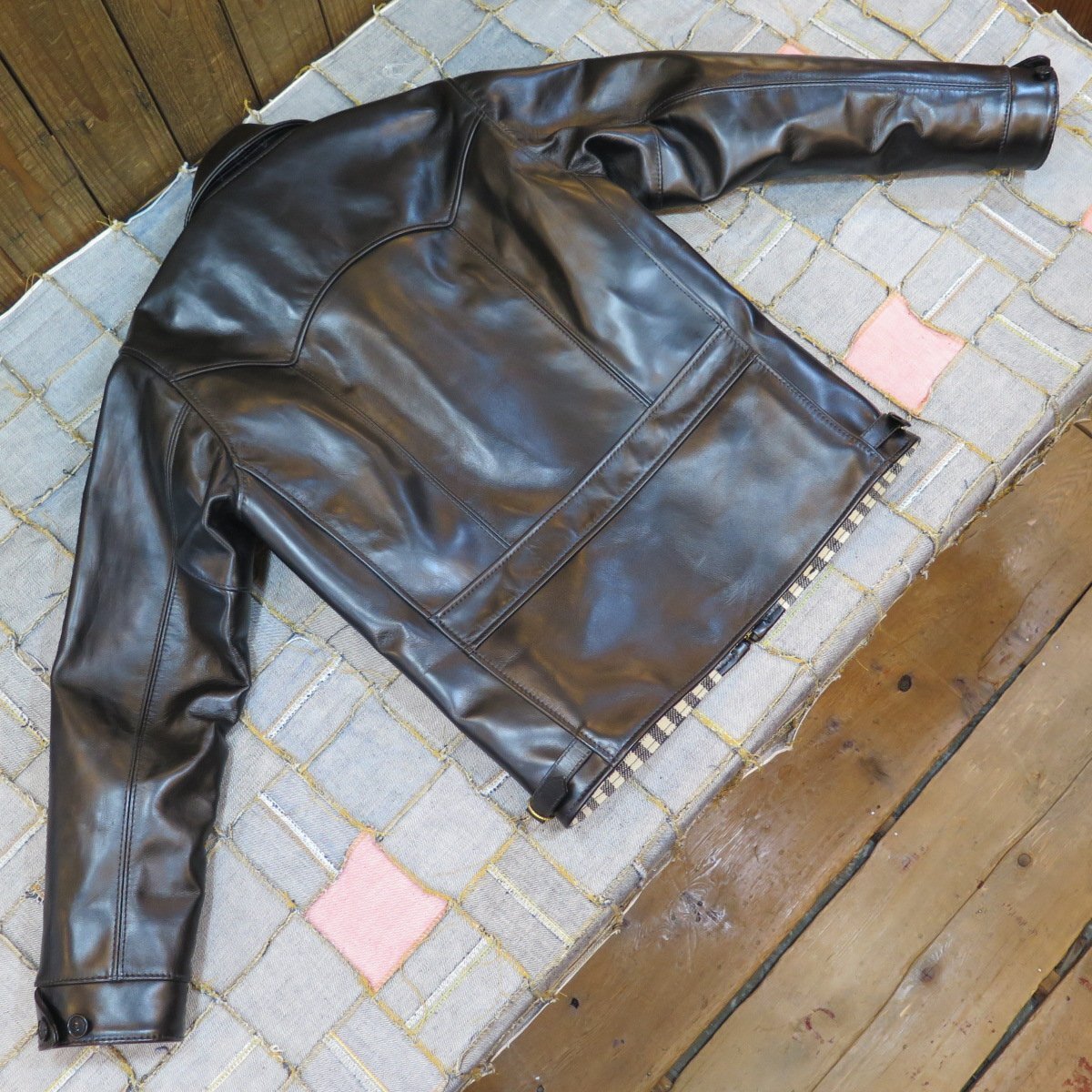 ウエストライド】ホースハイド レザージャケットヘラクレス/茶芯