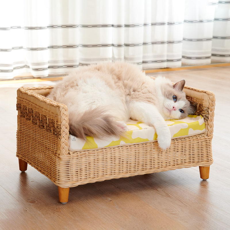 ネコセカイ 公式オンラインショップ / ラタンソファベッド専用