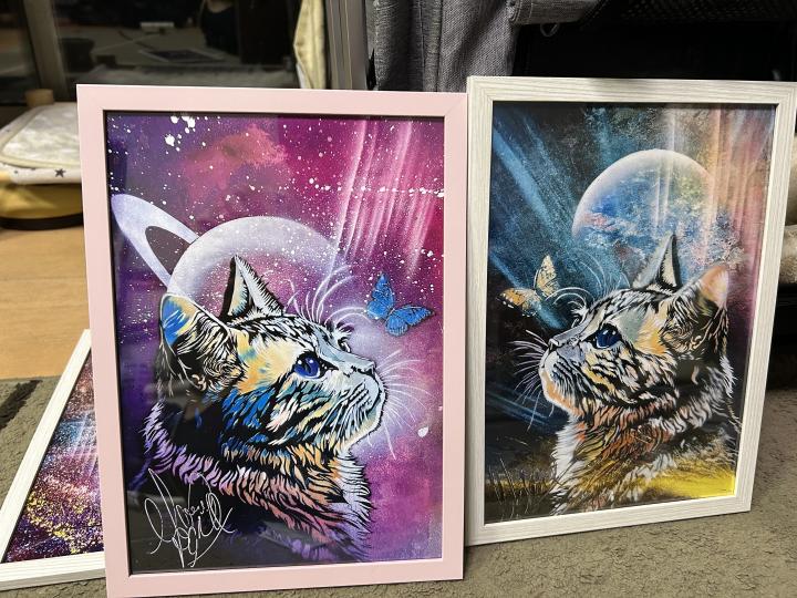 スプレーアート - 茶々の母ちゃんさんの猫日記