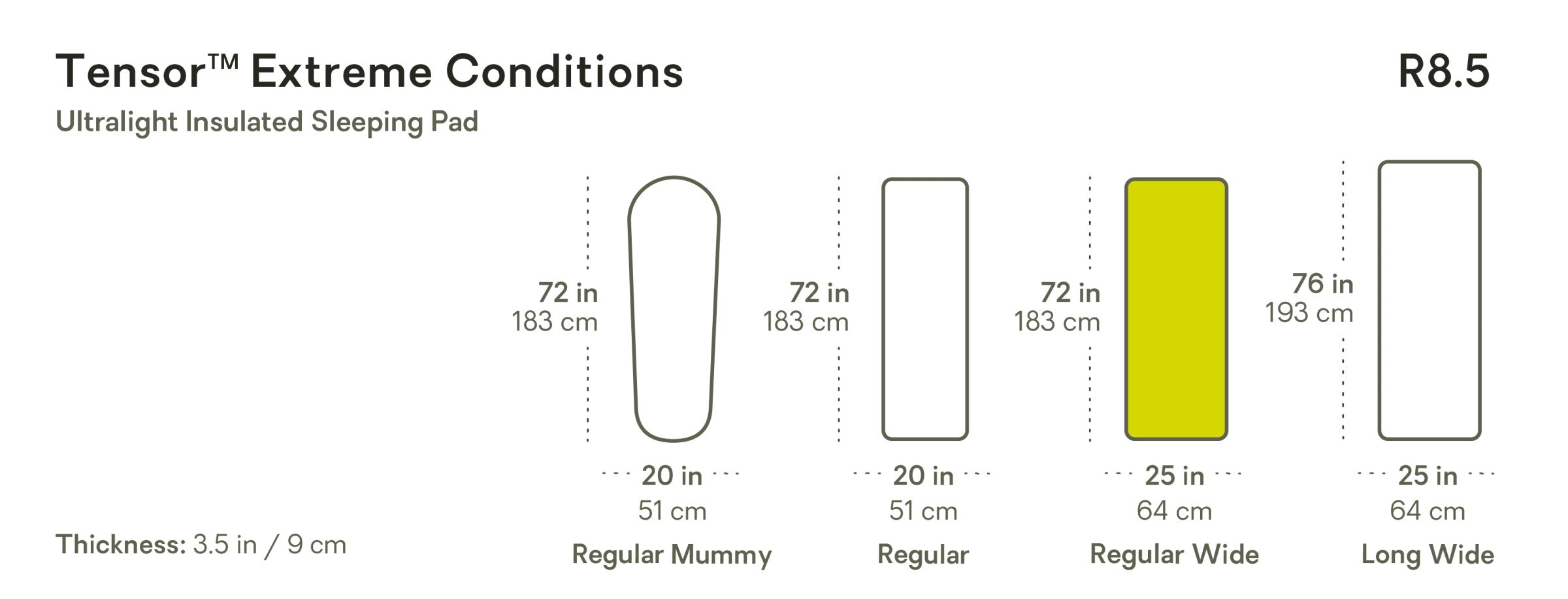 Tensor™ Extreme Conditions Insulated Sleeping Pad | NEMO Equipment