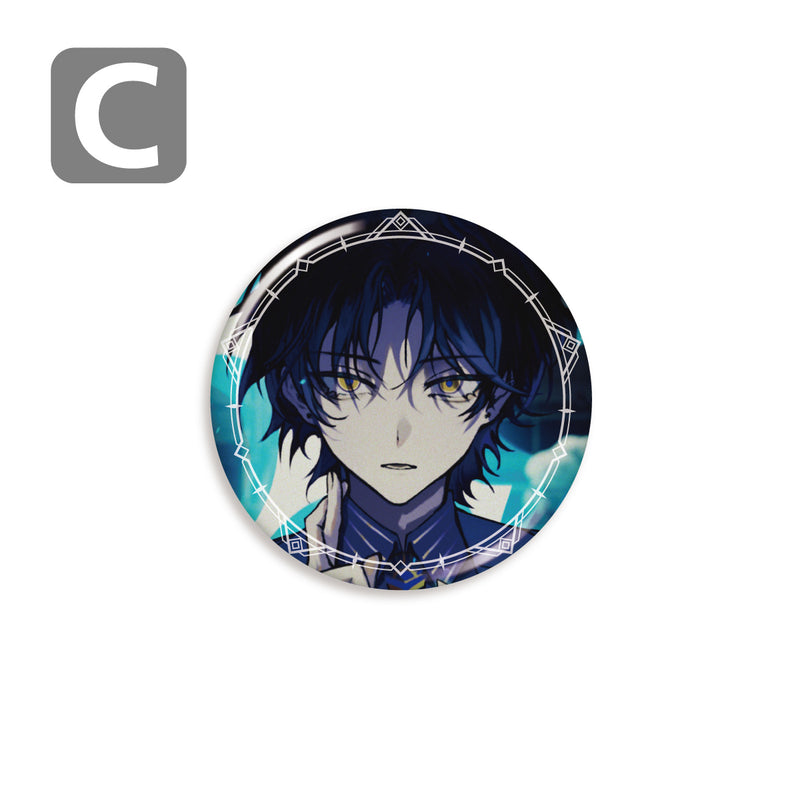 FGO カルナ アルジュナ スクエア缶バッジ カルナ・アルジュナ スクエア