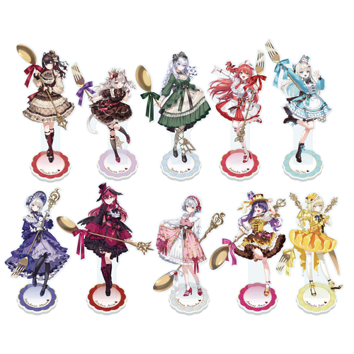 或世イヌ】 2024誕生日 アクリルサイン色紙＆缶バッジ ポストカード