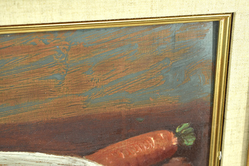 山本鼎画額「白菜と人参、くわい」 | Natsume Books