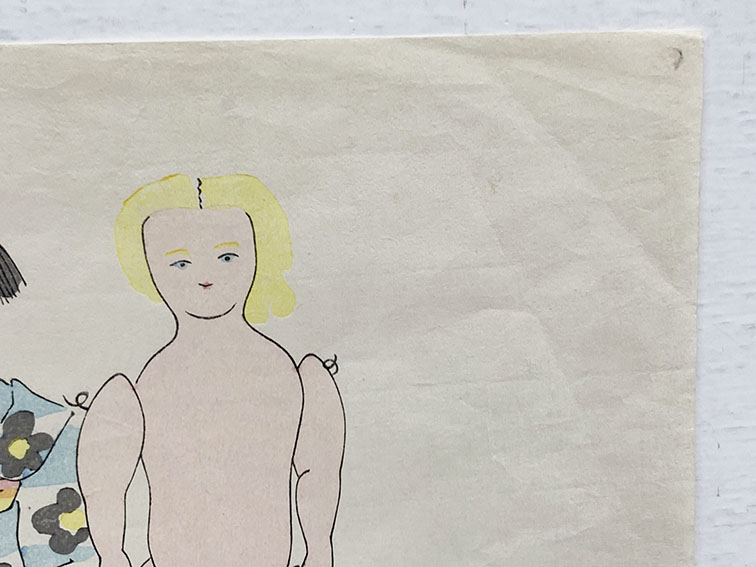 藤田嗣治版画「人形」 | Natsume Books