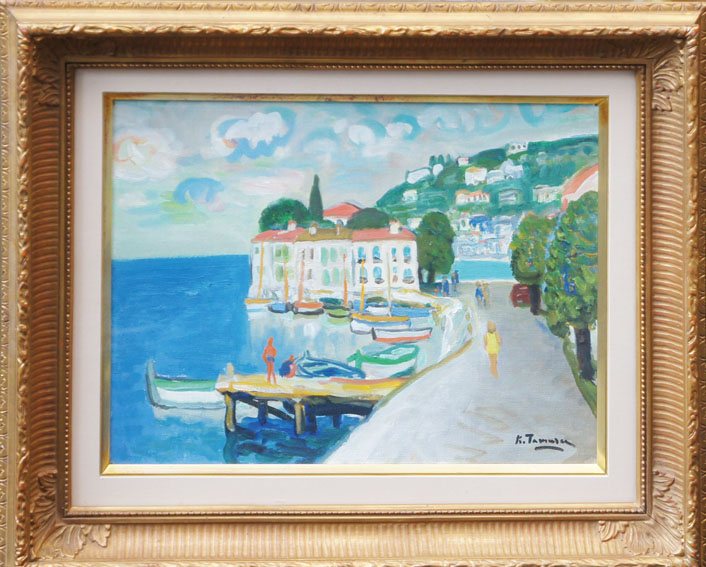 田村孝之介画額「南仏風景」 / | Natsume Books