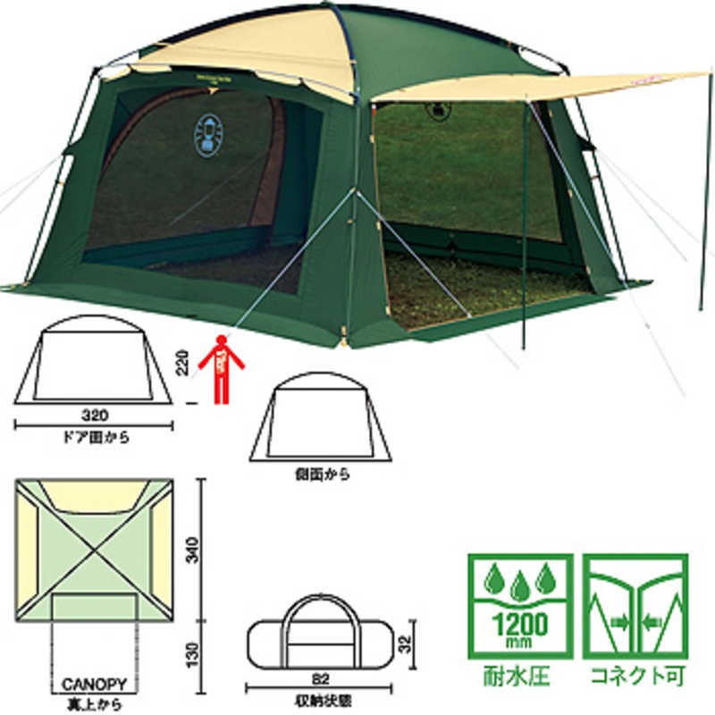 Coleman(コールマン) アネックススクリーンタープ プラス 170T14250J
