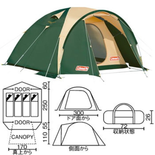 Coleman(コールマン) トンネルコネクトドーム/325 170T15900R