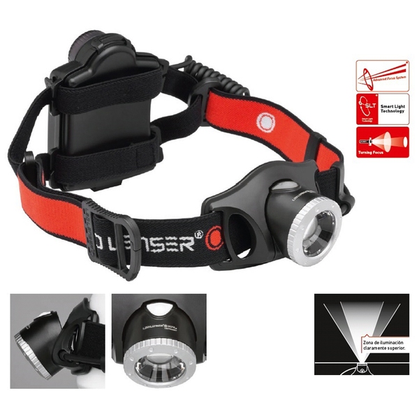 LED LENSER(レッドレンザー) H7R.2 ヘッドランプ 最大300ルーメン 充電