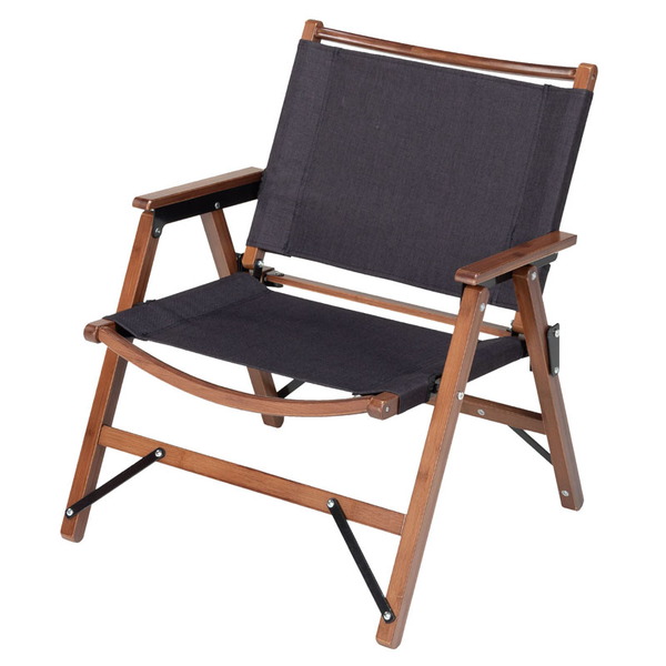 BUNDOK(バンドック) ロースタイルチェア BAMBOO BD-114BK｜アウトドア