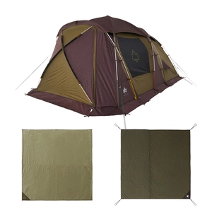 キャンプ＆フィッシングの付録:インナーマット・グランドシート付属