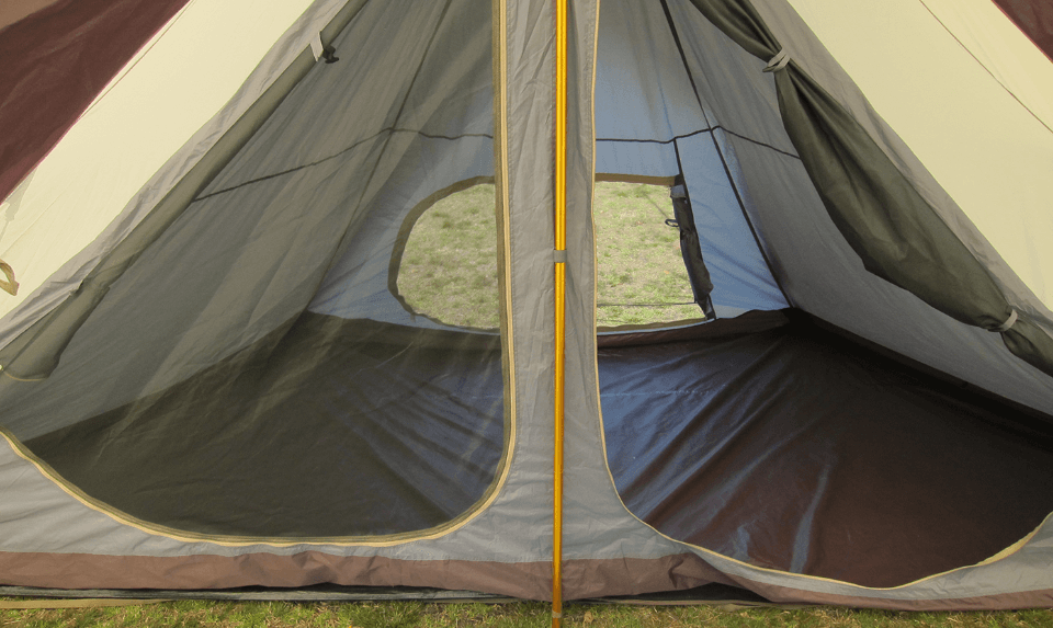 ロゴス(LOGOS) 2ルームTepee500 スタートパッケージ2 ワンポールテント