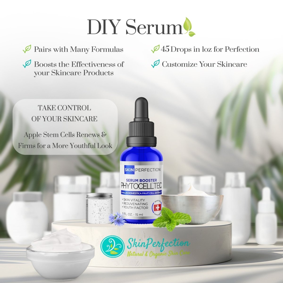 Stem Cell Serum Booster | DIY Green Apple Stem Cell Serum