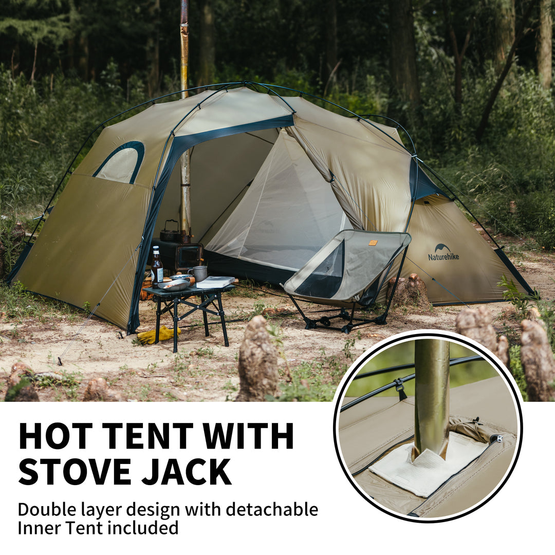 Massif Solo 2-Person 4-Season Hot Tent | Naturehike