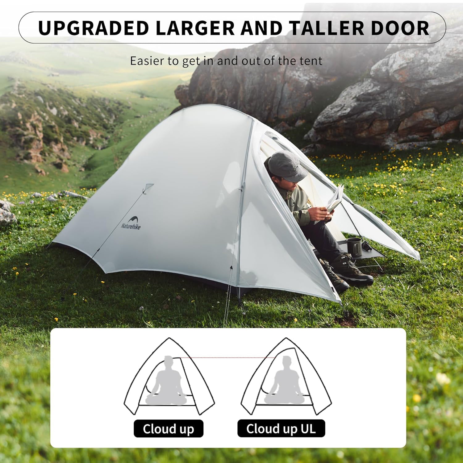 Cloud Up™ UL 1-Person Ultralight Backpacking Tent | Naturehike