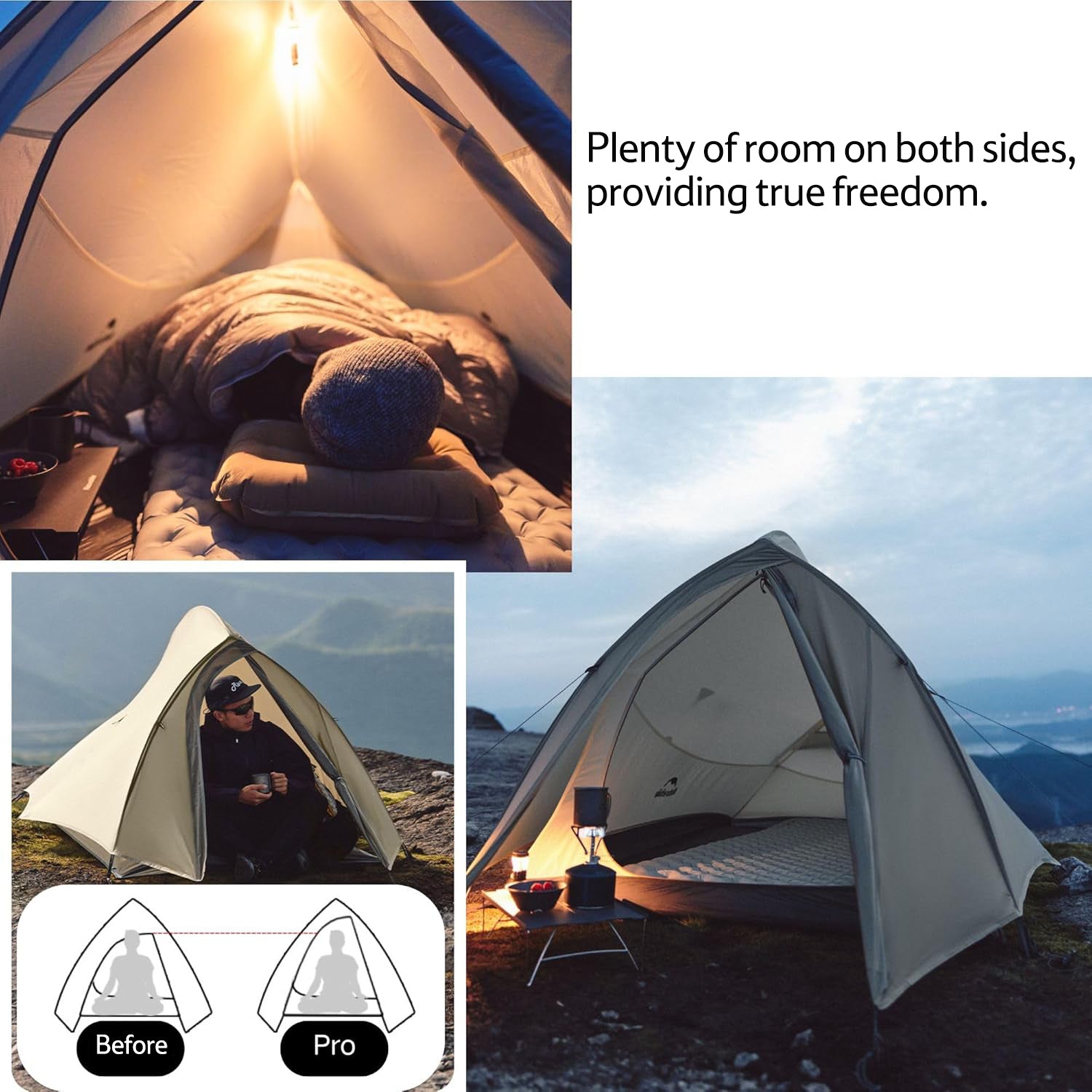 Cloud Up™ Pro 2-Person Ultralight Backpacking Tent | Naturehike