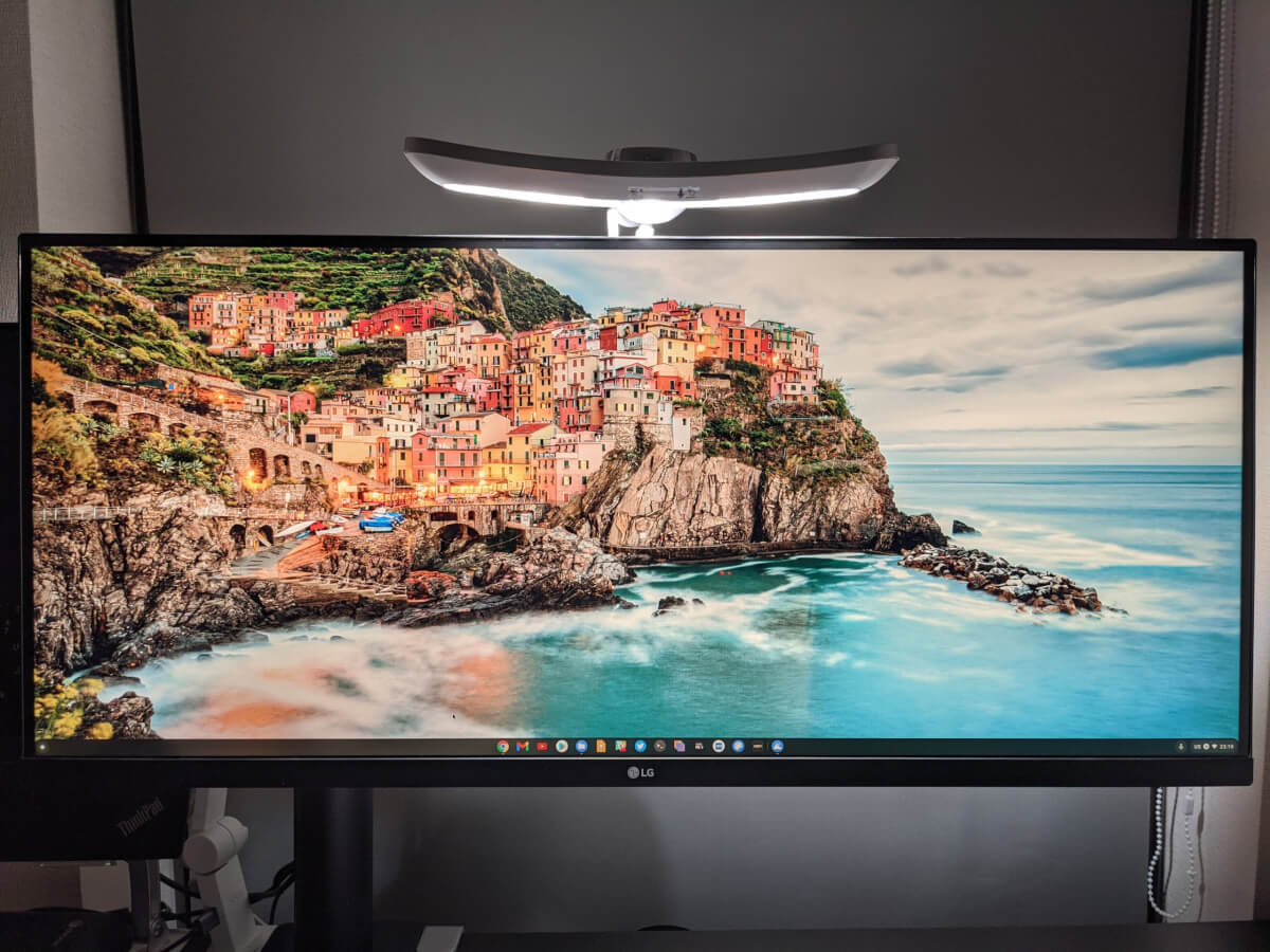 LG 34WN780-Bレビュー | 一石二鳥のモニターアームつきウルトラワイド