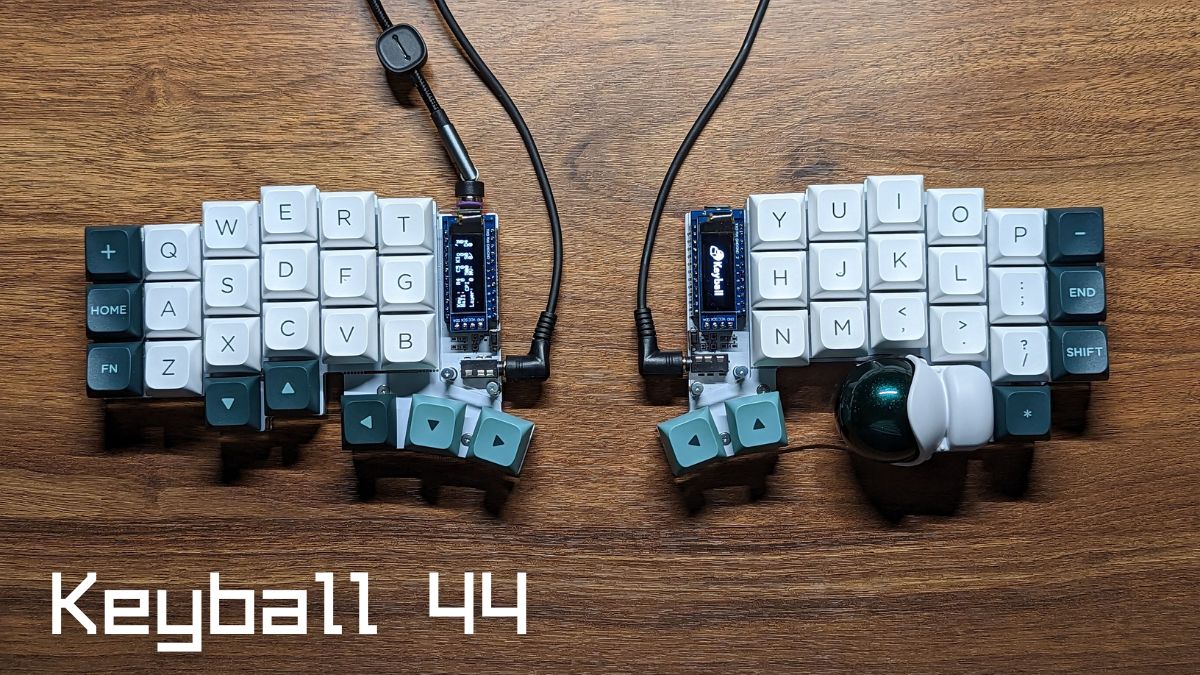 Keyball 44レビュー | 逸品。世界に通用すると思う。買うべき