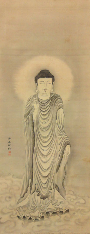 山崎弁栄 阿弥陀如来図/Web書画ミュージアム