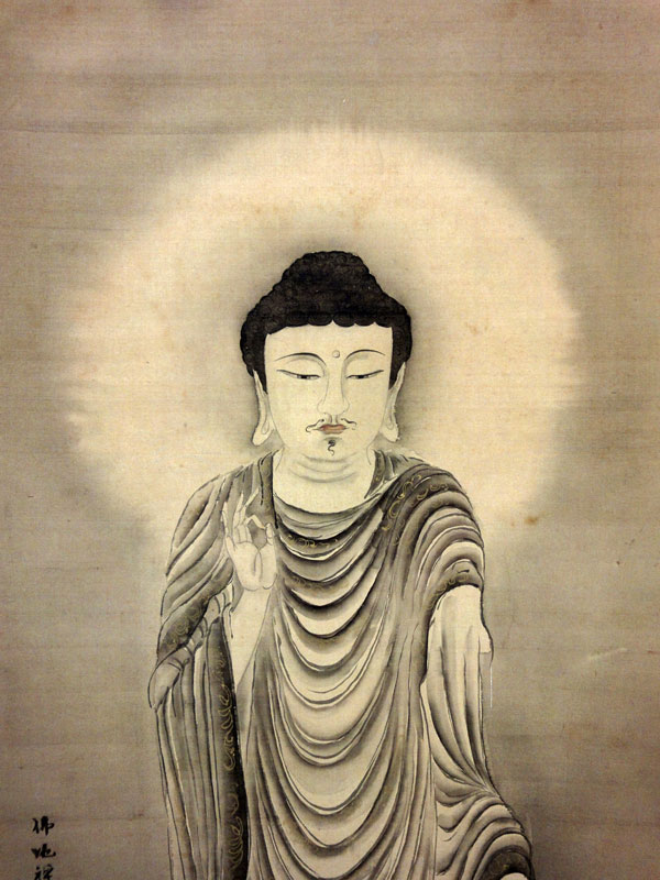 山崎弁栄 阿弥陀如来図/Web書画ミュージアム