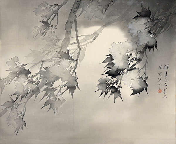 松林桂月 春宵花影/Web書画ミュージアム