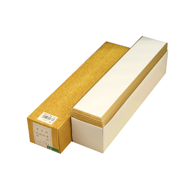 会員割引あり】シ-623 ながとや 色紙 短冊広巾 画仙 1枚ポリ入【50枚