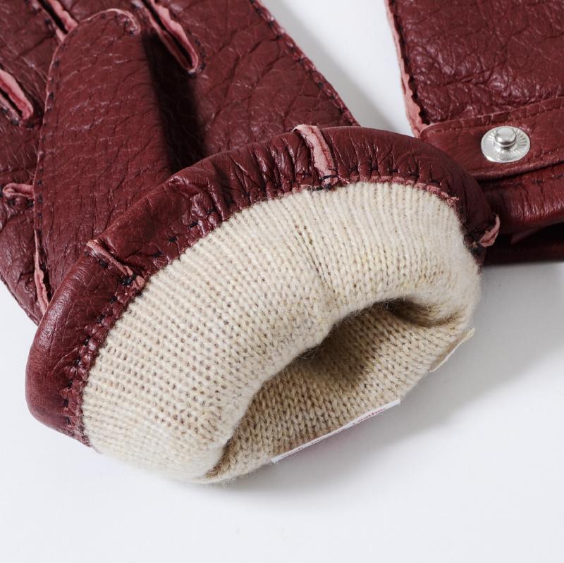 DENTS デンツ グローブ ペッカリー カシミアライナー