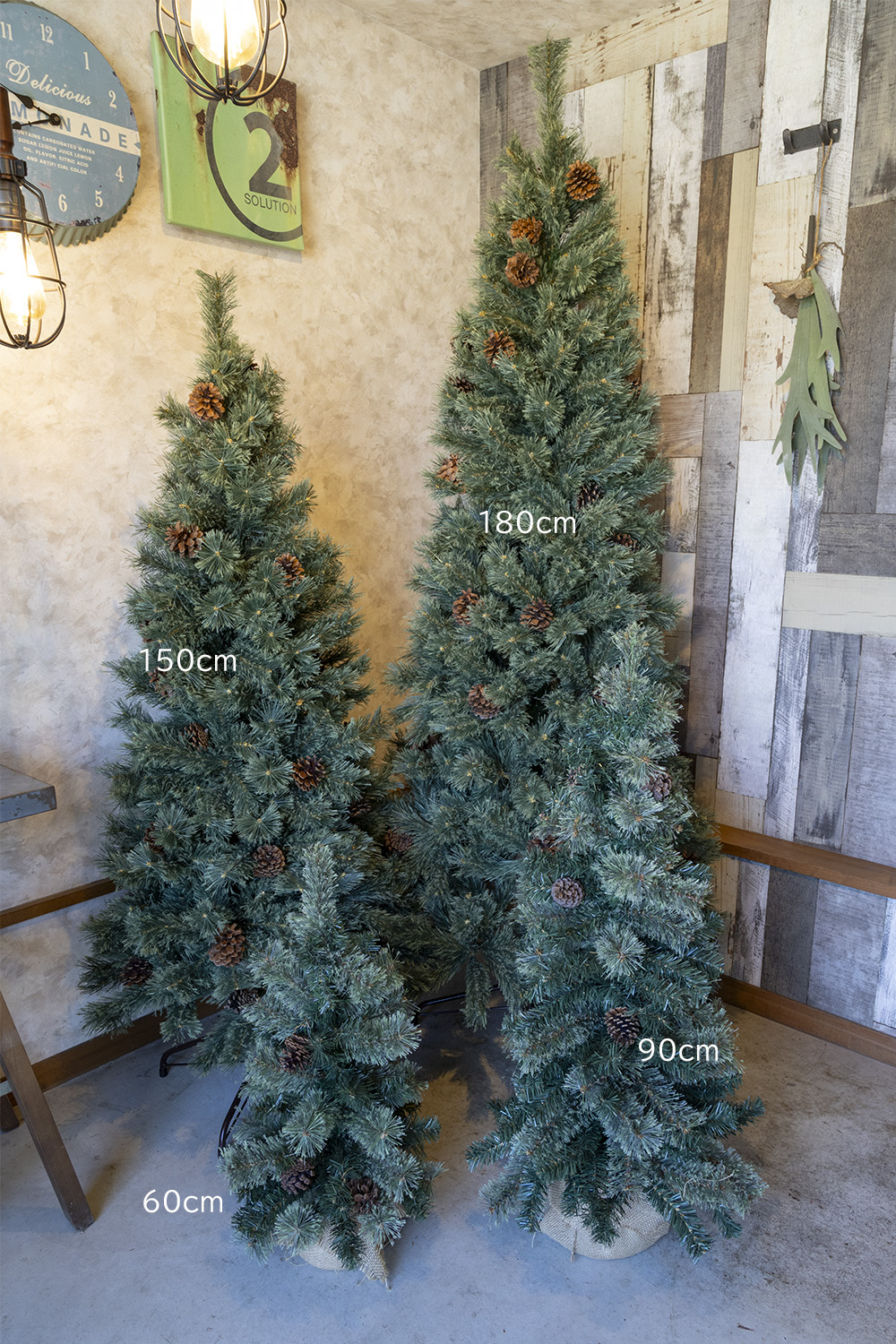 Nakajo's Christmas クリスマスツリー販売 ナチュラルツリー アッ