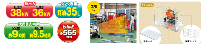 株式会社ナカトミ ｜ 赤外線ヒーター（ぬく助） KH-115D