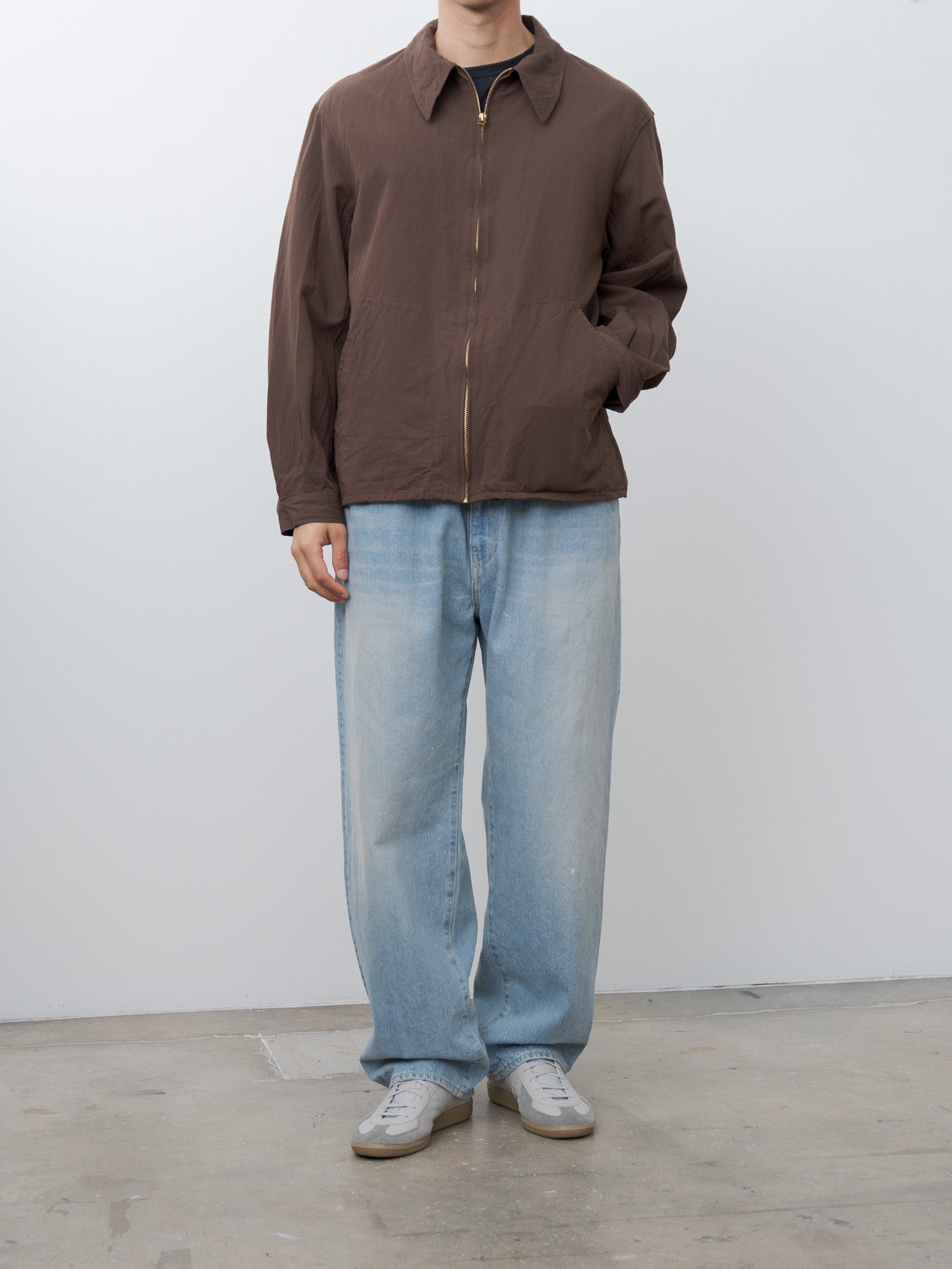 Namu Shop - Kaptain Sunshine Fly Blouson - Mocha Brown