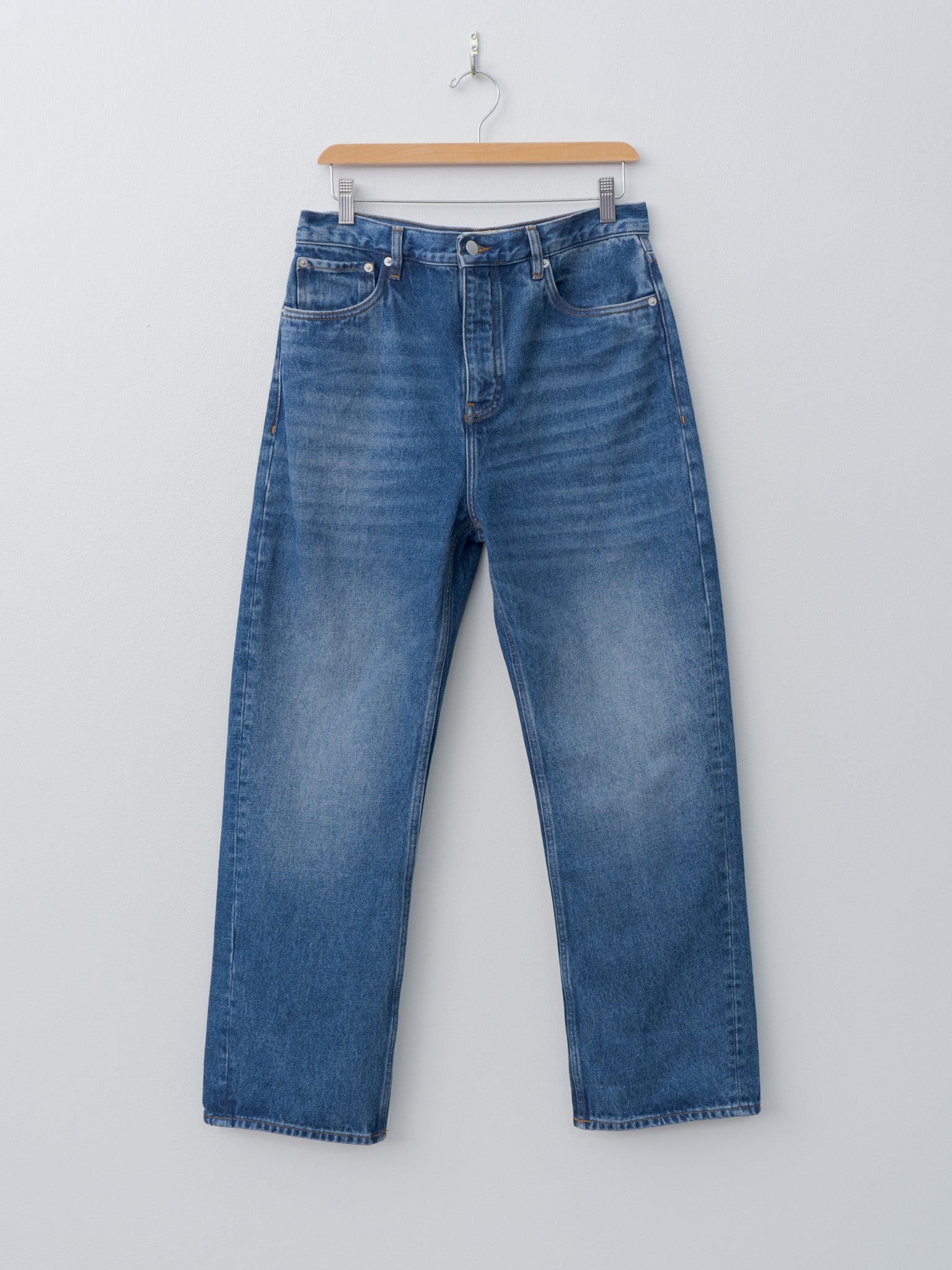 Namu Shop - Studio Nicholson DENJO Denim - Worn Wash Indigo