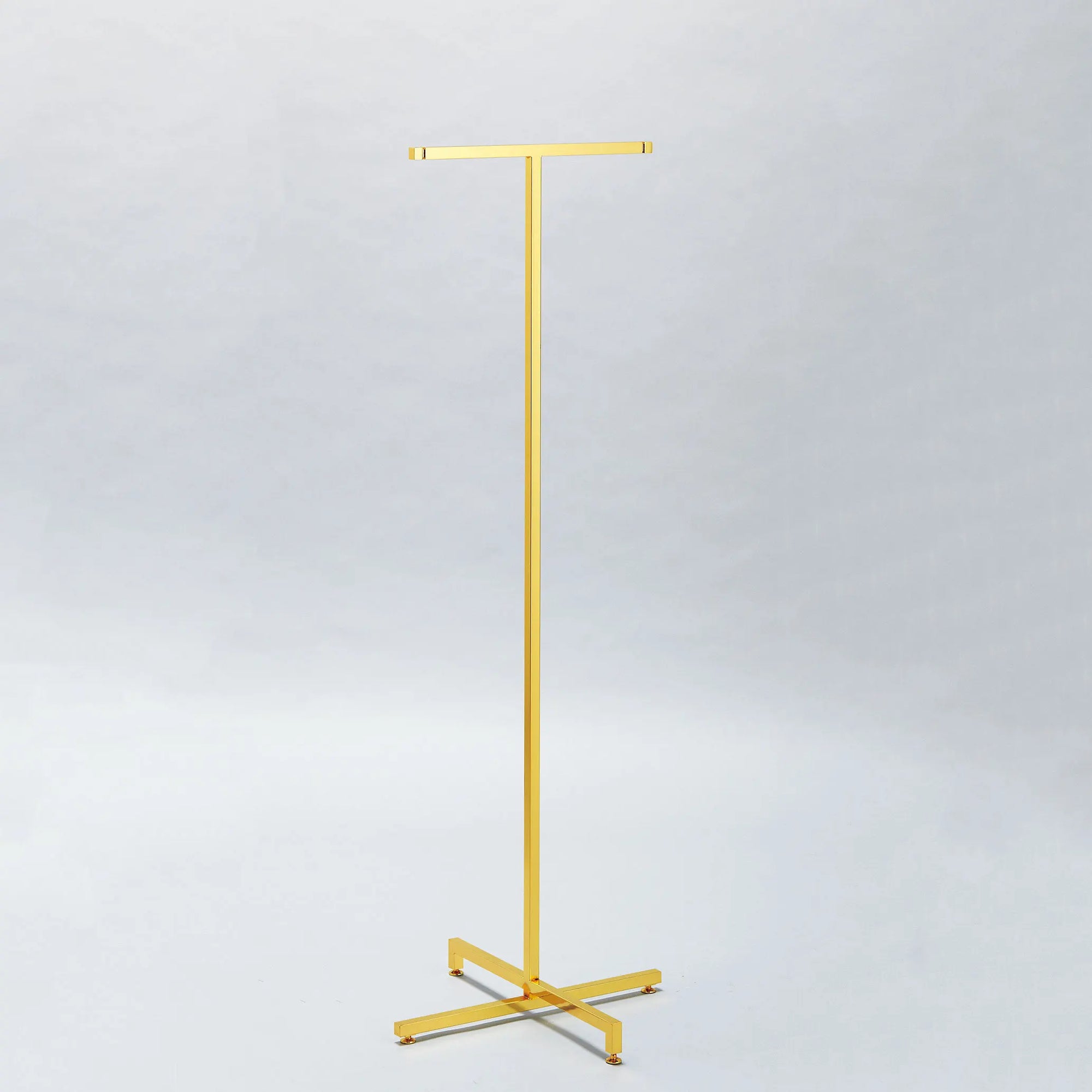 T字ハンガーラック ゴールド | 店舗什器の七彩 – NANASAI ONLINE STORE