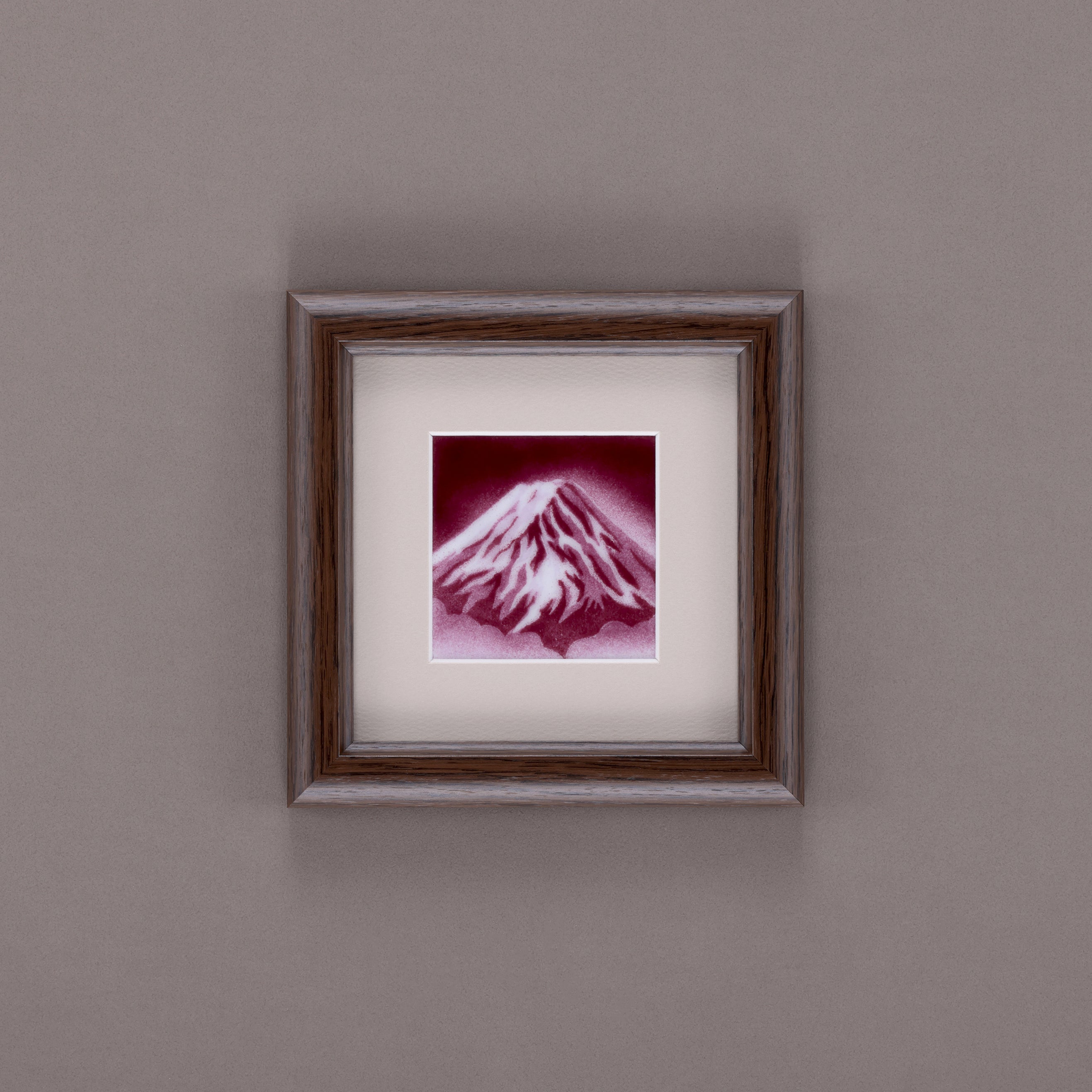 赤富士 – 【京都・宇治】七宝焼絵画制作工房｜七彩工房