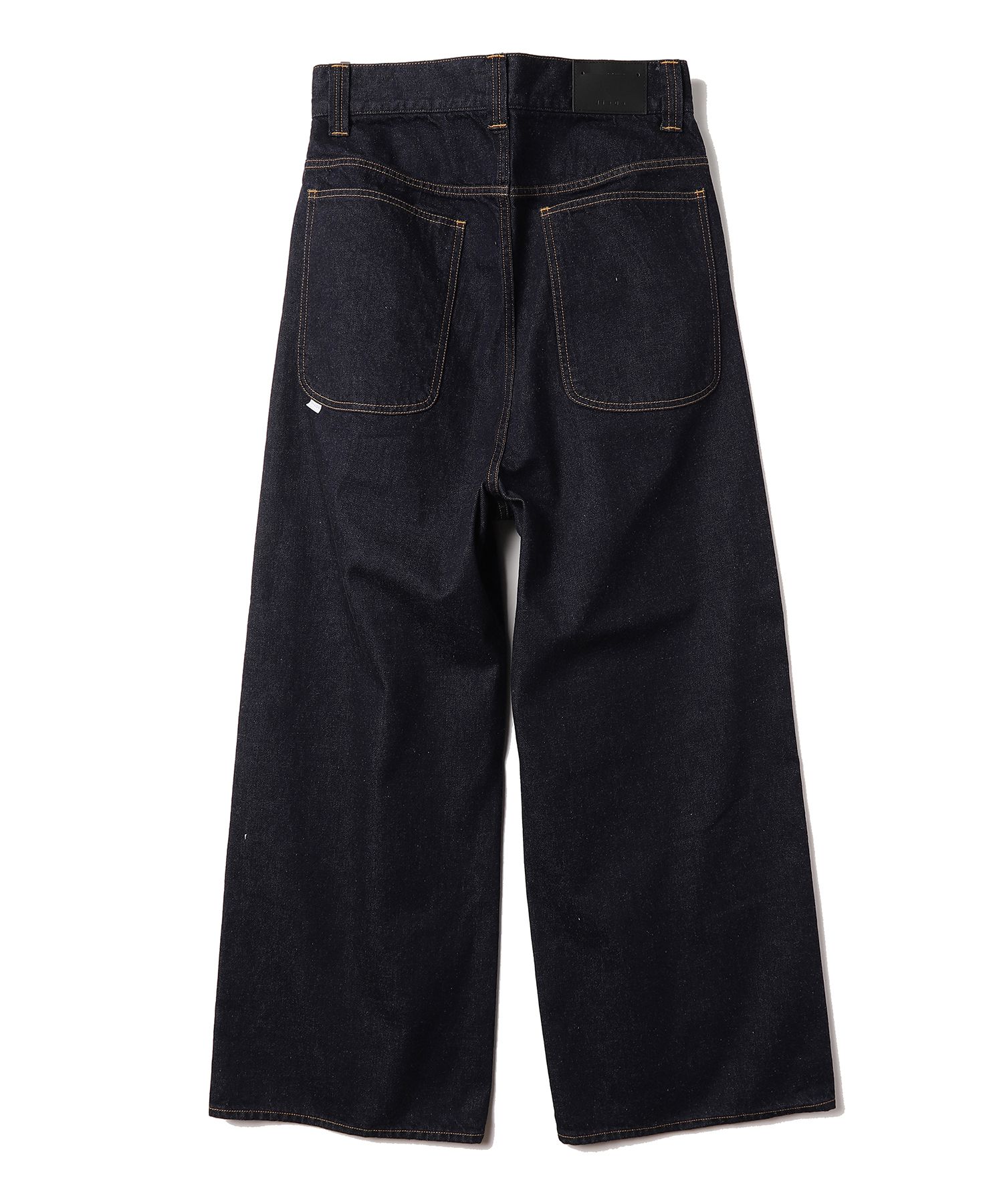 JIEDA - WIDE ONE TUCK STRAIGHT DENIM/INDIGO | NapsNote
