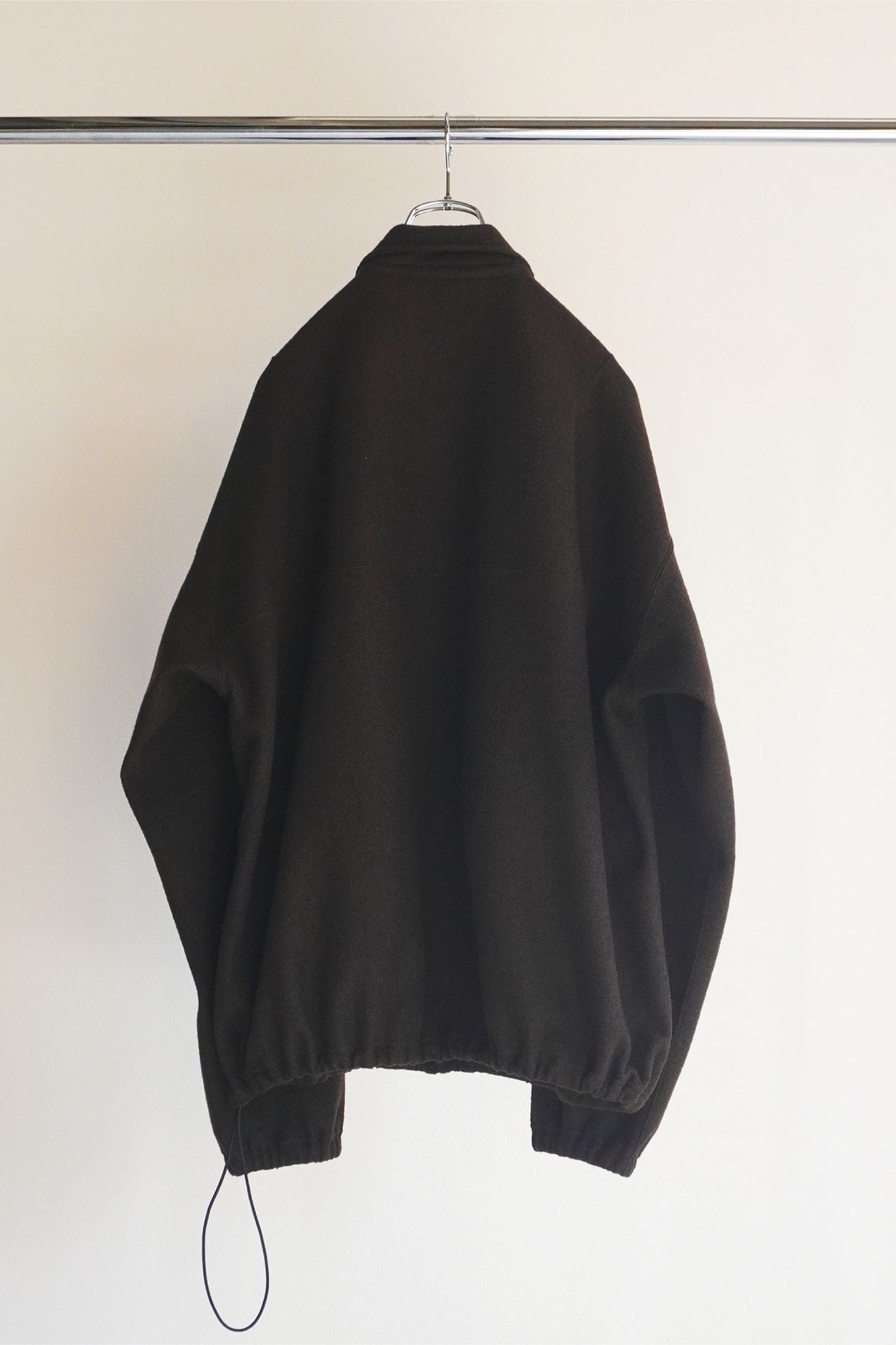 ANCELLM - WOOL PULL OVER SHIRT | BROWN | シャツ | NapsNote