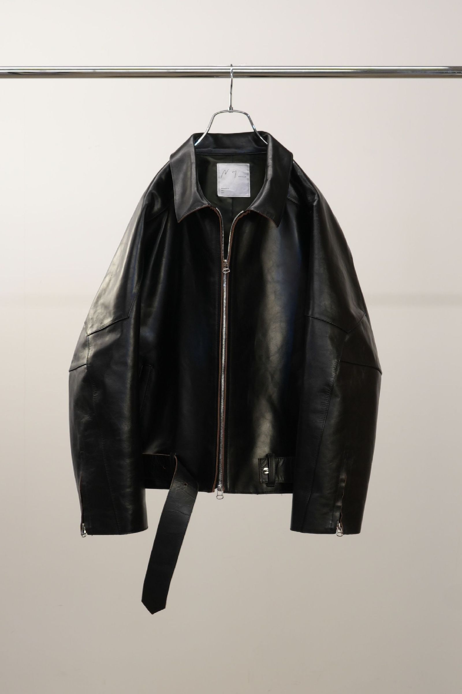 ANCELLM - H.L ZIP UP JACKET | BLACK | レザージャケット | NapsNote