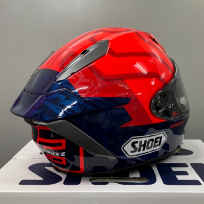 在庫限り】 X-Fifteen MARQUEZ 7 TC-1 RED/BLUE フルフェイス