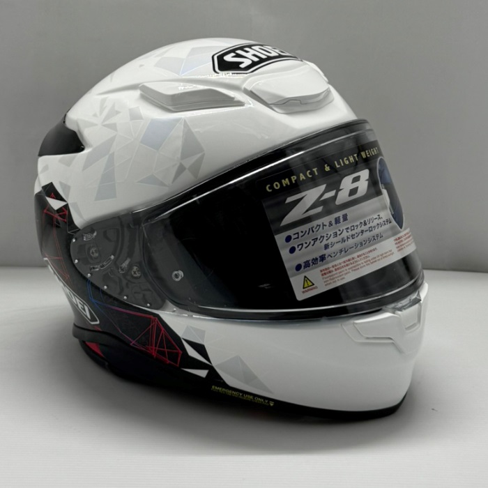 Z-8 ORIGAMI TC-5 BLACK/WHITE フルフェイスヘルメット｜フルフェイス