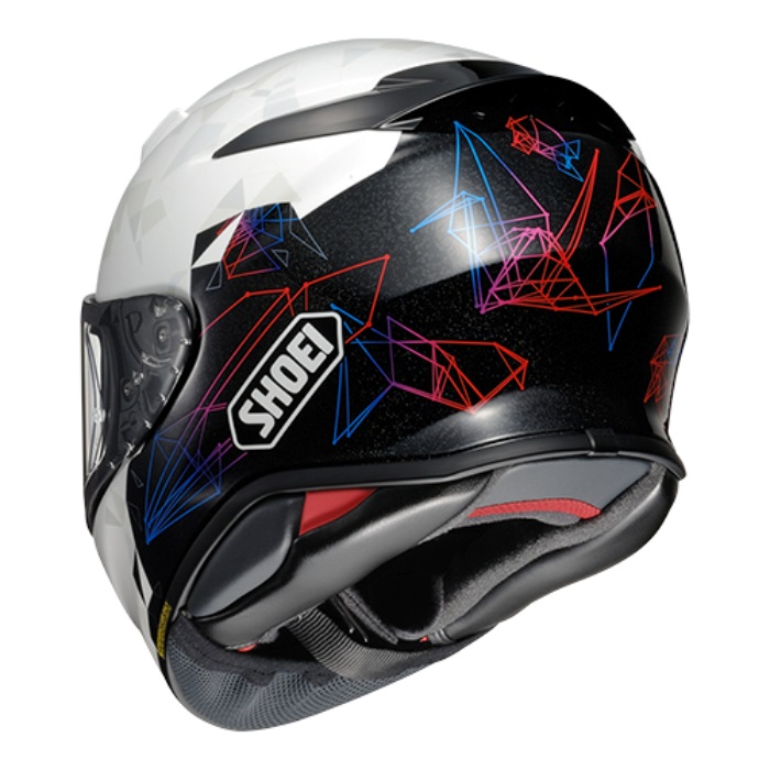 Z-8 ORIGAMI TC-5 BLACK/WHITE フルフェイスヘルメット｜フルフェイス