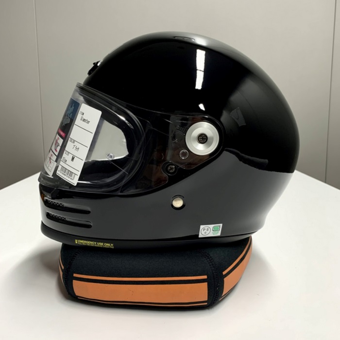 Glamster (グラムスター) ブラック フルフェイスヘルメット｜フル