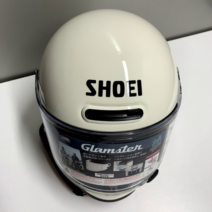 Glamster (グラムスター) オフホワイト フルフェイスヘルメット｜フル